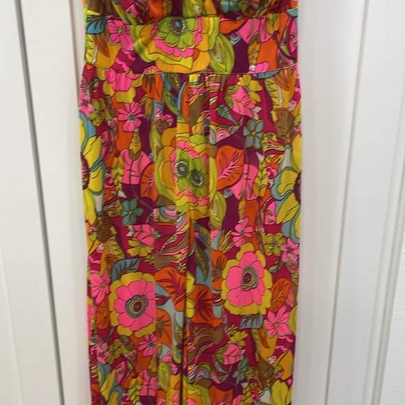Vintage 1960s/1970s Styled by Beatrice Pines Floral Jumpsuit - Picture 4 of 15